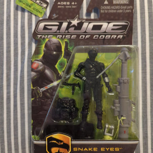 GI Joe Rise of Cobra Snake Eyes Ninja Commando (2009) Hasbro 3.75 Inch Figure FRENLY BRICKS - Open 7 Days