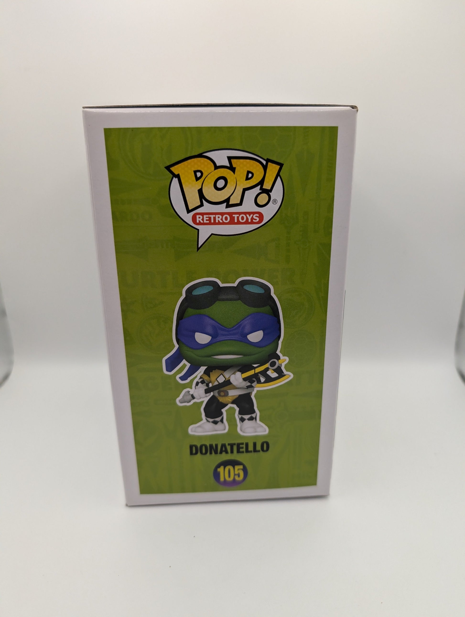 Funko Pop! Power Rangers Ninja Turtles Donatello #105 - #090 FRENLY BRICKS - Open 7 Days