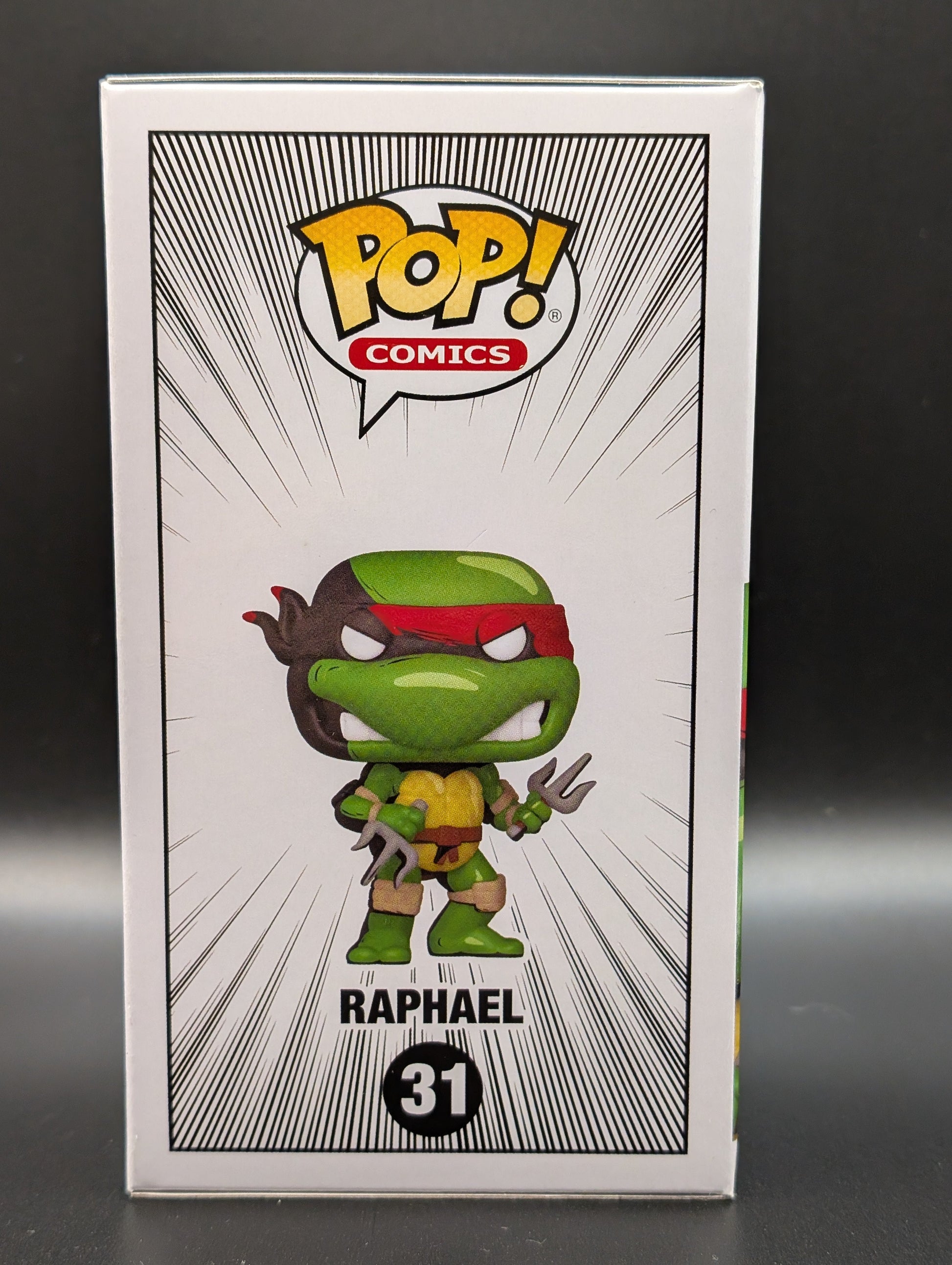 Funko POP! Tv Teenage Mutant Ninja Turtles #31 Raphael B+W Chase Limited Edition FRENLY BRICKS - Open 7 Days