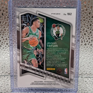 2023-24 Panini Spectra Jayson Tatum Spectracular Debut International Hyper Prizm FRENLY BRICKS - Open 7 Days