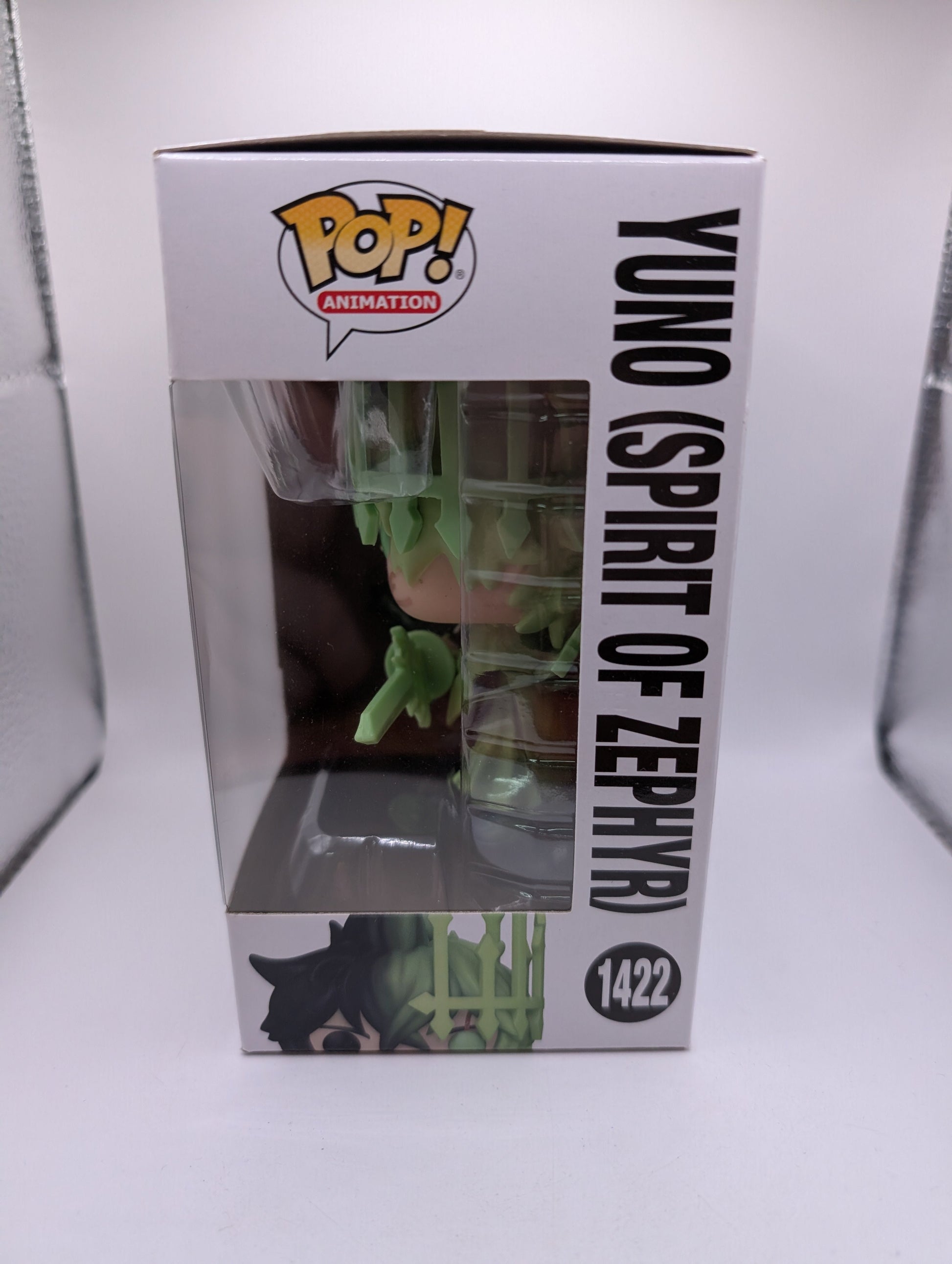Yuno Pop 1422 Yuno Spirit of Zephyr - Black Clover Funko Pop! 2022 FRENLY BRICKS - Open 7 Days