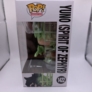 Yuno Pop 1422 Yuno Spirit of Zephyr - Black Clover Funko Pop! 2022 FRENLY BRICKS - Open 7 Days