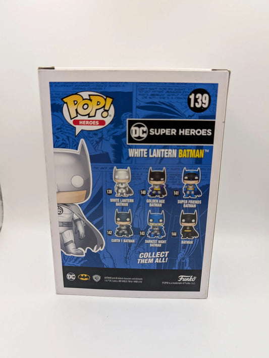 DC Super Heros Funko Pop #139 White Lantern Batman FRENLY BRICKS - Open 7 Days