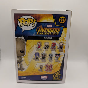 Funko Pop! Vinyl - Marvel Avengers: Infinity War - Groot #297 FRENLY BRICKS - Open 7 Days