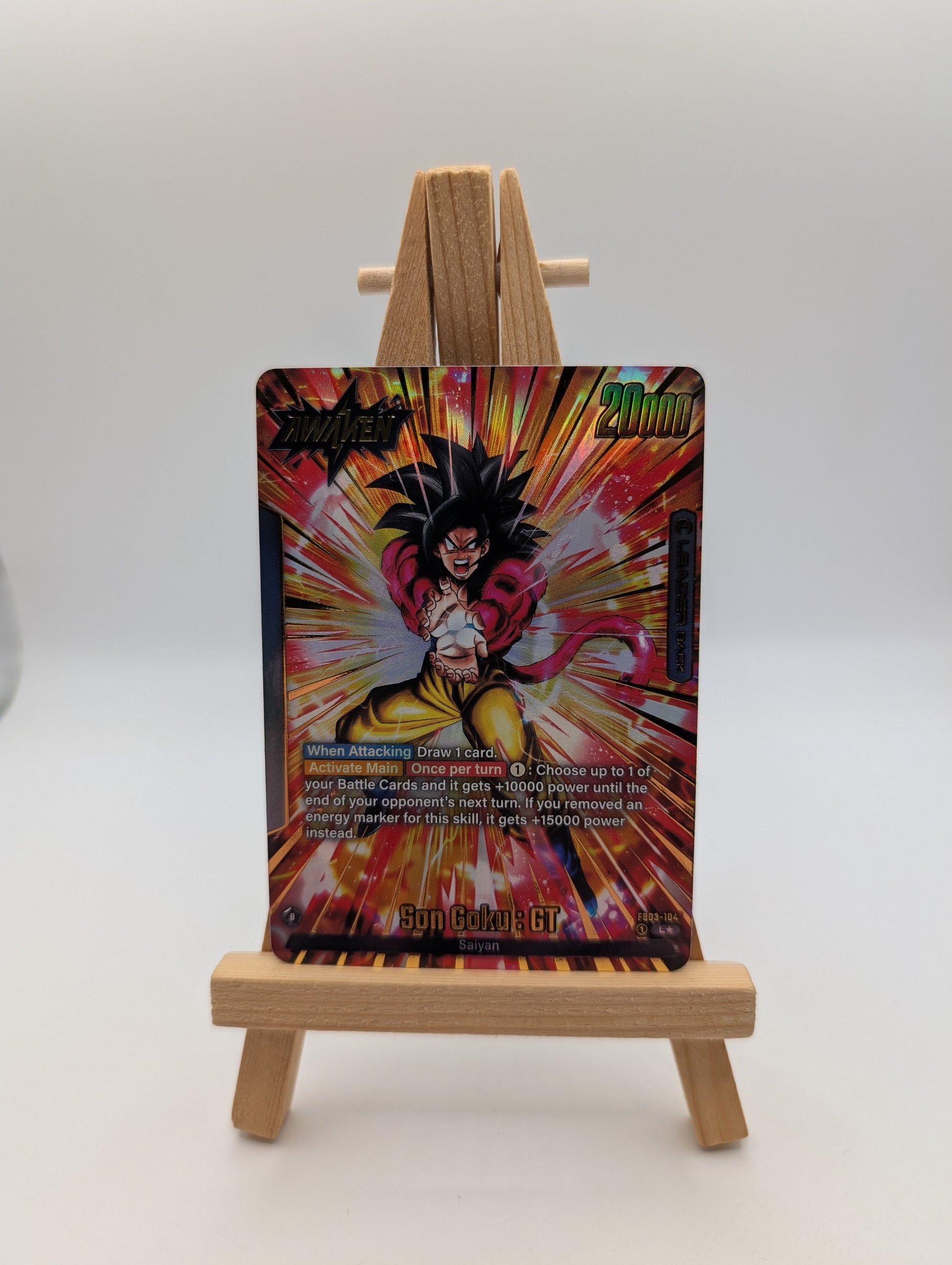 Son Goku : GT Leader Alt Art L	FB03-104	Dragon Ball Super Fusion World Eng Card FRENLY BRICKS - Open 7 Days