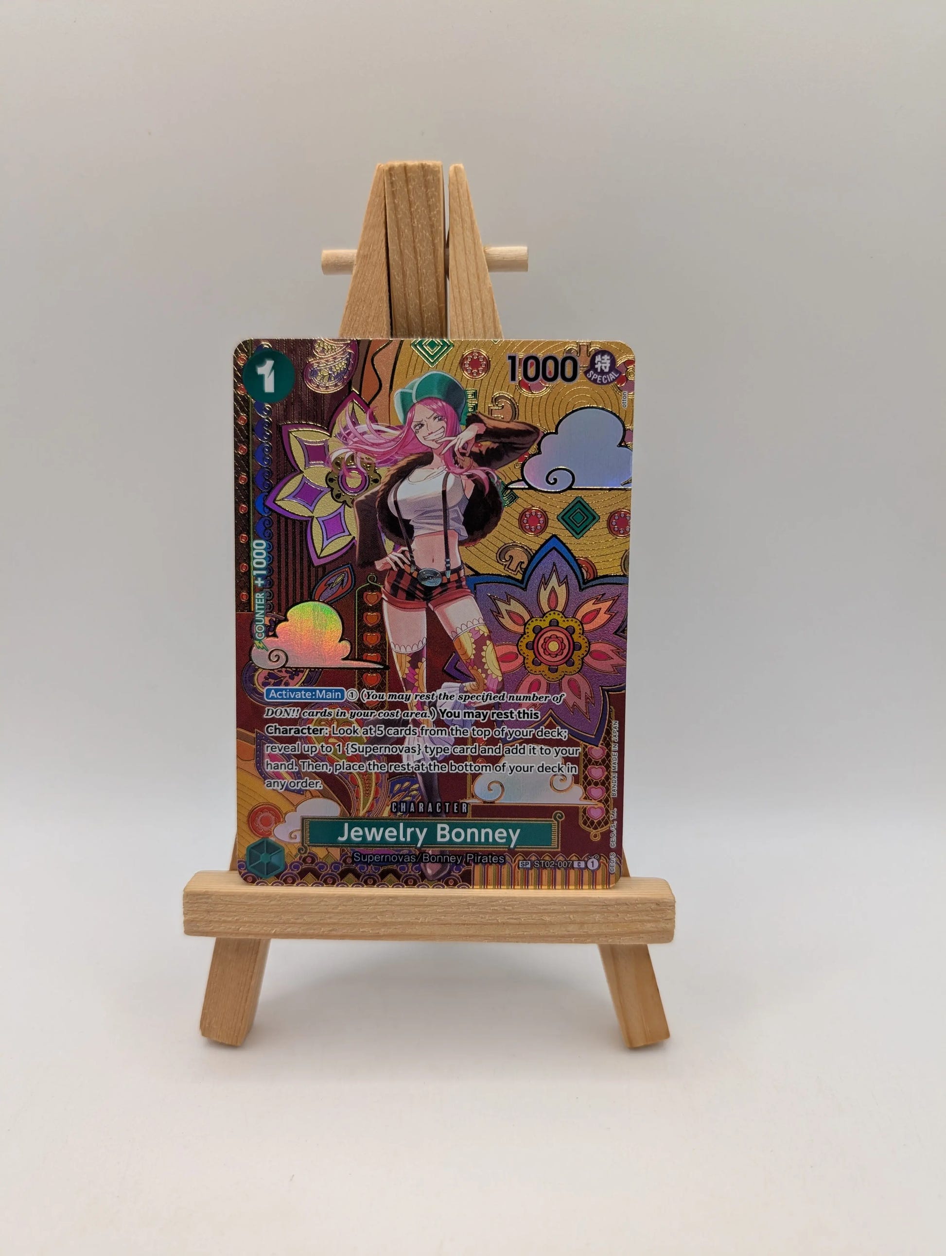 One Piece Card Game - Jewelry Bonney ST02-007 (SP) - Two Legends - English FRENLY BRICKS - Open 7 Days image 1