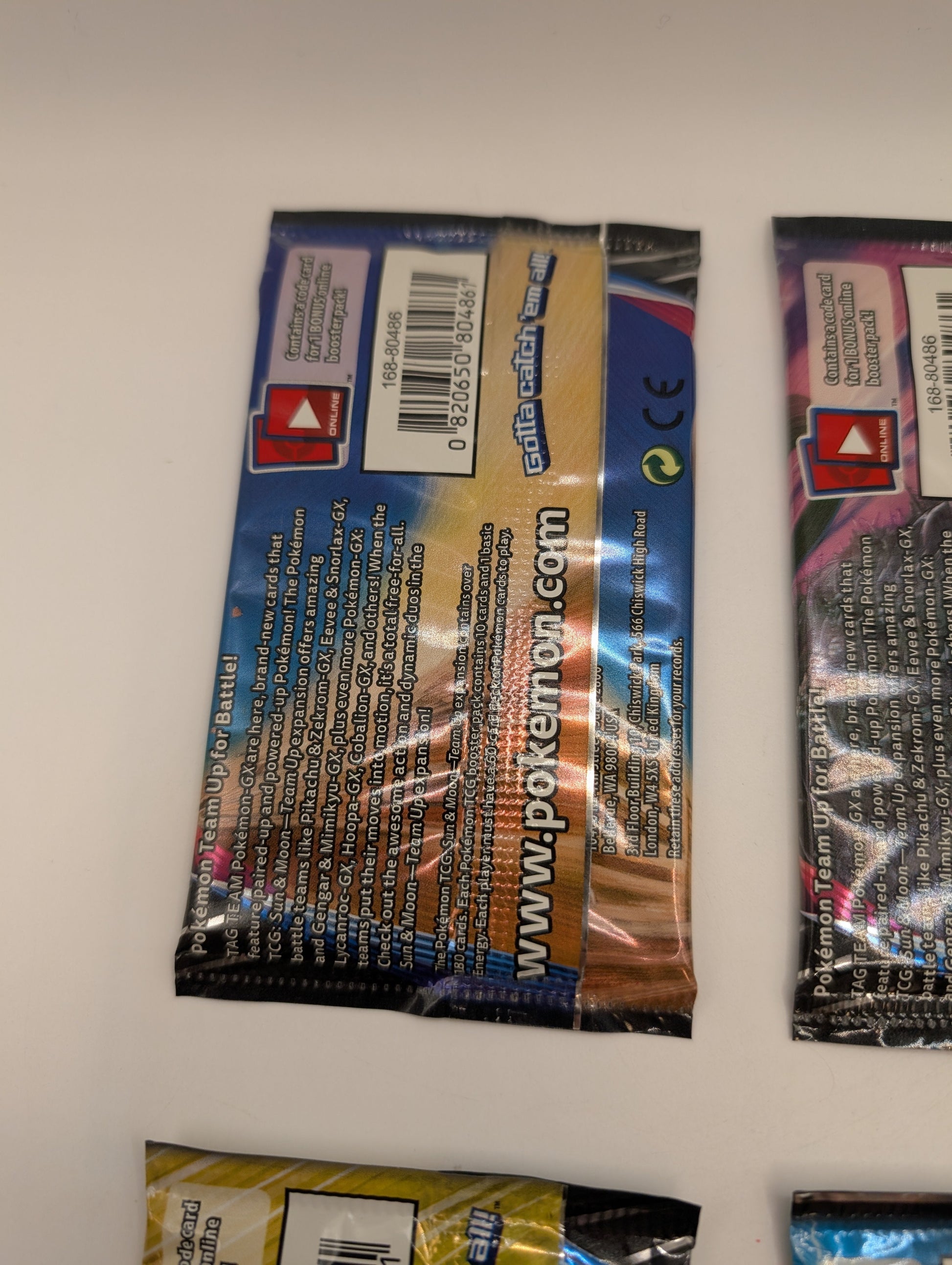 Pokemon TCG Sun & Moon Team Up 4 Booster Packs - Art Set FRENLY BRICKS - Open 7 Days