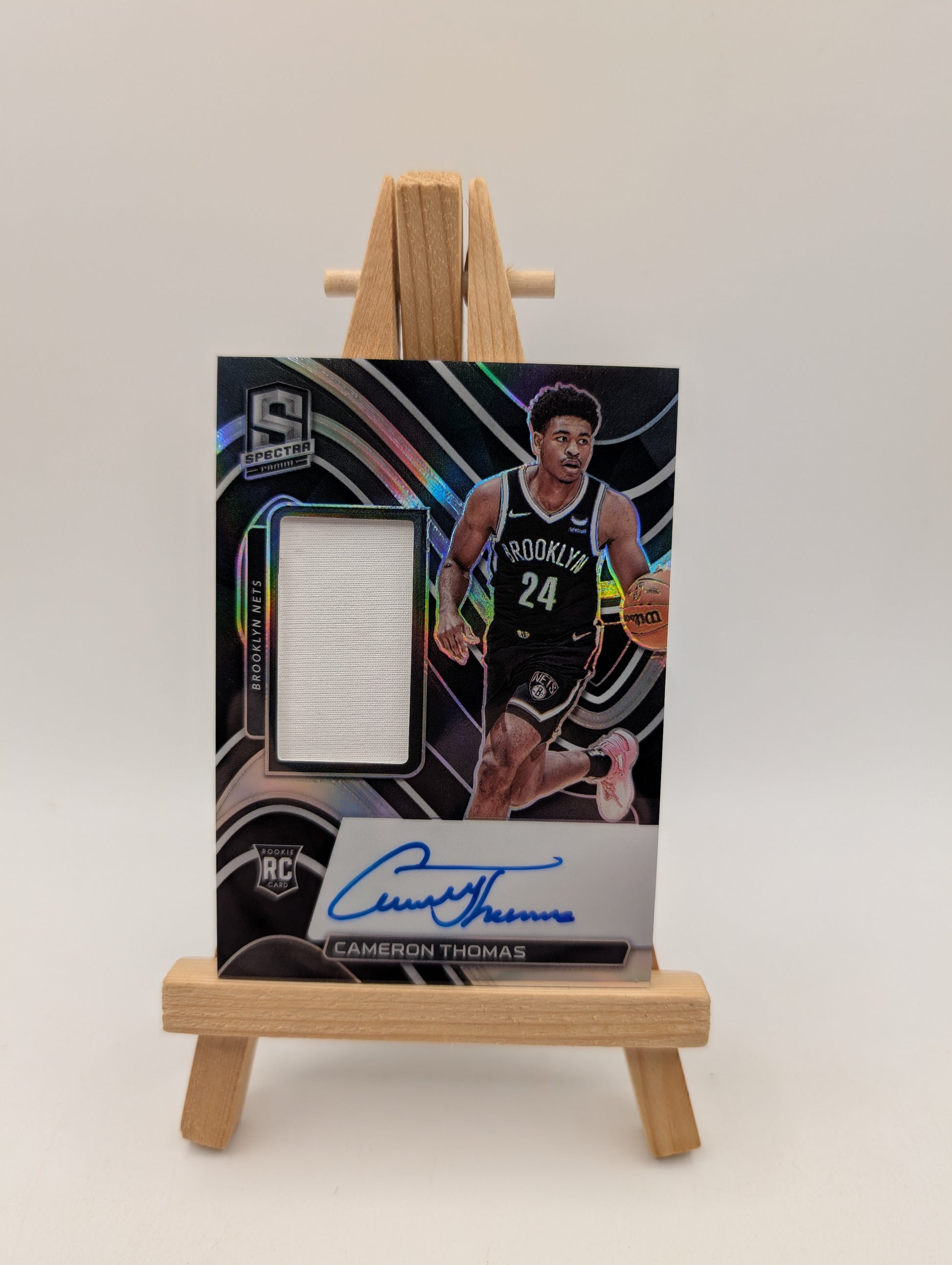 2021-22 Spectra Cam Cameron Thomas #/149 Auto RPA Patch Rookie RC SP