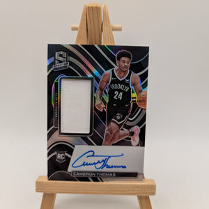 2021-22 Spectra Cam Cameron Thomas #/149 Auto RPA Patch Rookie RC SP