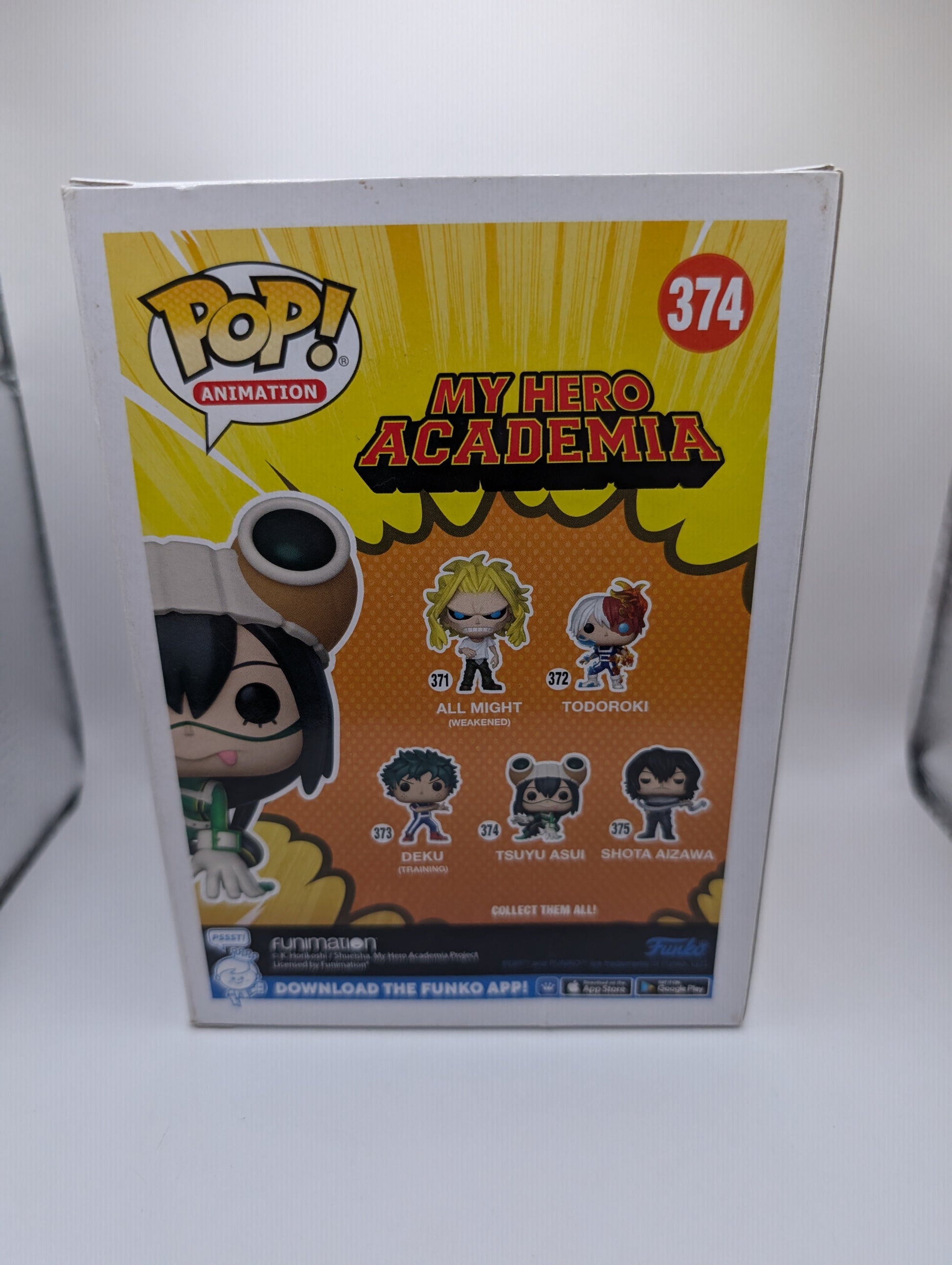 Tsuyu Asui Pop 374 My Hero Academia Funko Pop! - 2021 Fall Convention FRENLY BRICKS - Open 7 Days