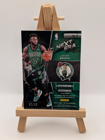Panini Spectra 2016-17 Jaylen Brown Next Era Rc Patch #149 /49 Boston Celtics FRENLY BRICKS - Open 7 Days