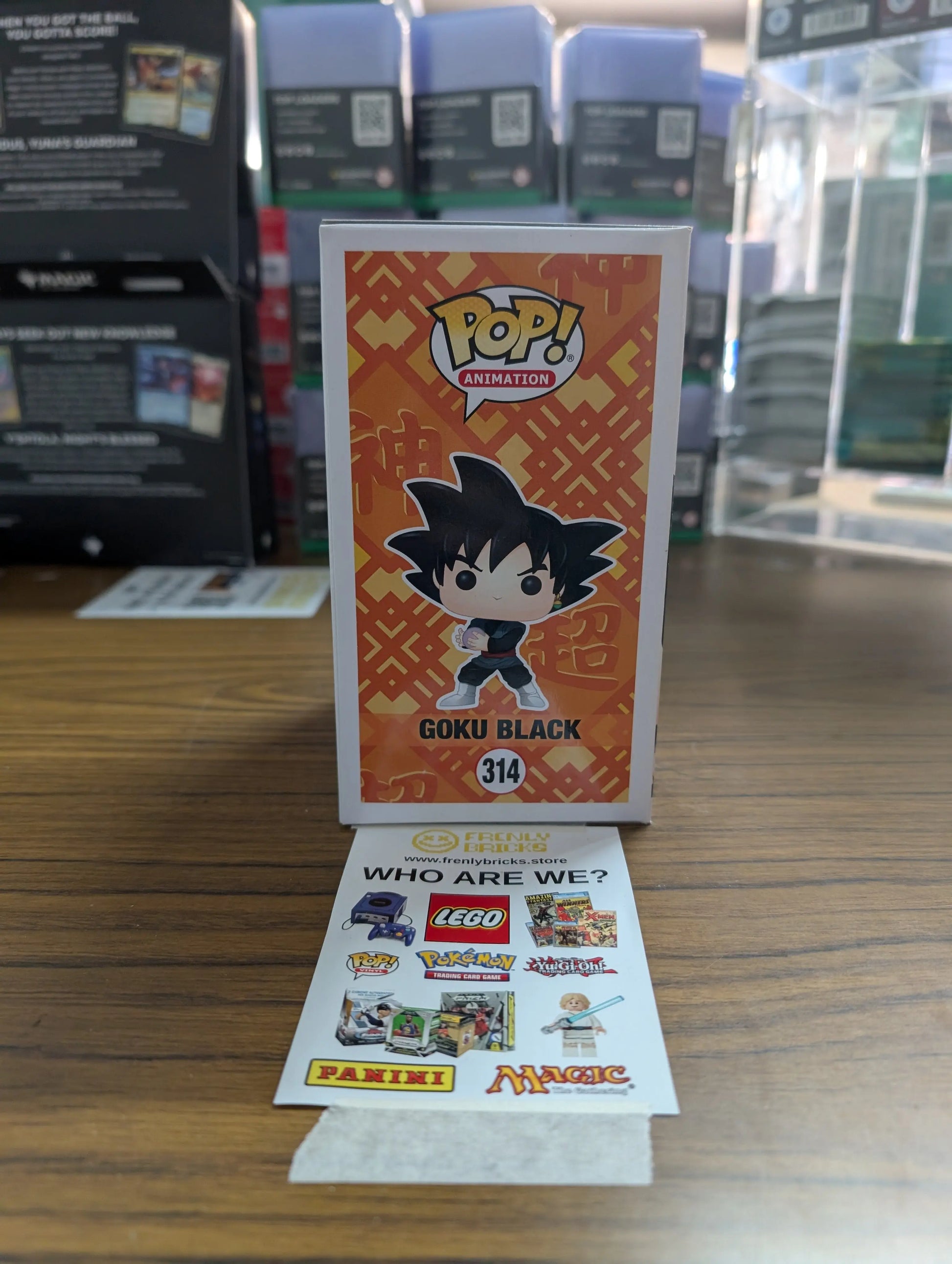 FUNKO Pop Vinyl Goku Black #314 FRENLY BRICKS - Open 7 Days