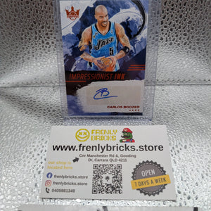 2024-25 COURT KINGS CARLOS BOOZER IMPRESSIONIST INK AUTO /49 FRENLY BRICKS - Open 7 Days