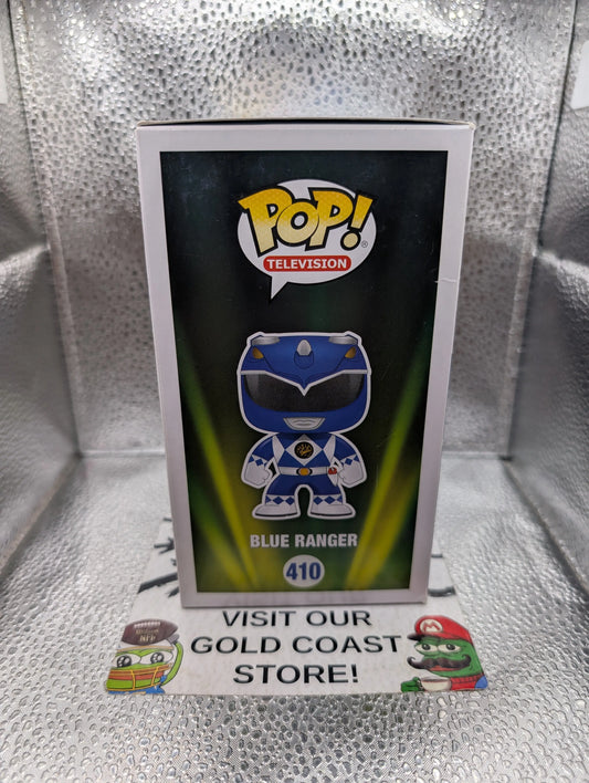 FUNKO POP POWER RANGERS BLUE RANGER MORPHING EXCLUSIVE VINYL FIGURE #410 FRENLY BRICKS - Open 7 Days