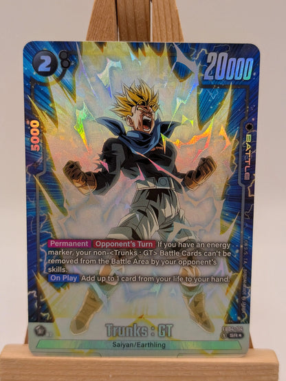 Dragon Ball Super Fusion World - Trunks : GT FB04-114 SR Alternate Art FRENLY BRICKS - Open 7 Days