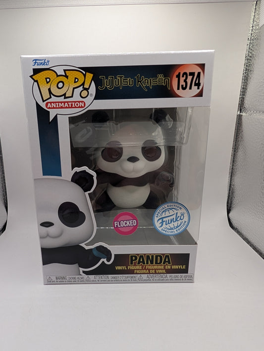 Animation Funko Pop - Panda (Flocked)- Jujutsu Kaisen - No. 1374 FRENLY BRICKS - Open 7 Days