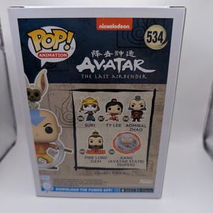 Funko POP! Aang Momo Glow in Dark Avatar Last Airbender Walmart Exclusive 534 FRENLY BRICKS - Open 7 Days