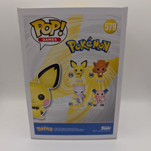 POKEMON FUNKO POP - PICHU FLOCKED #579 - 2020 WONDEROUS CONVENTION LMTD EDITION FRENLY BRICKS - Open 7 Days