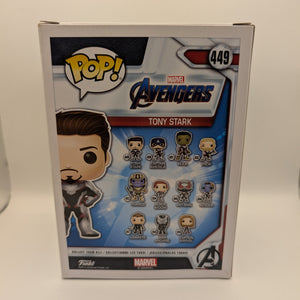 Marvel Funko Pop - Tony Stark - Avengers Endgame - No. 449 FRENLY BRICKS - Open 7 Days