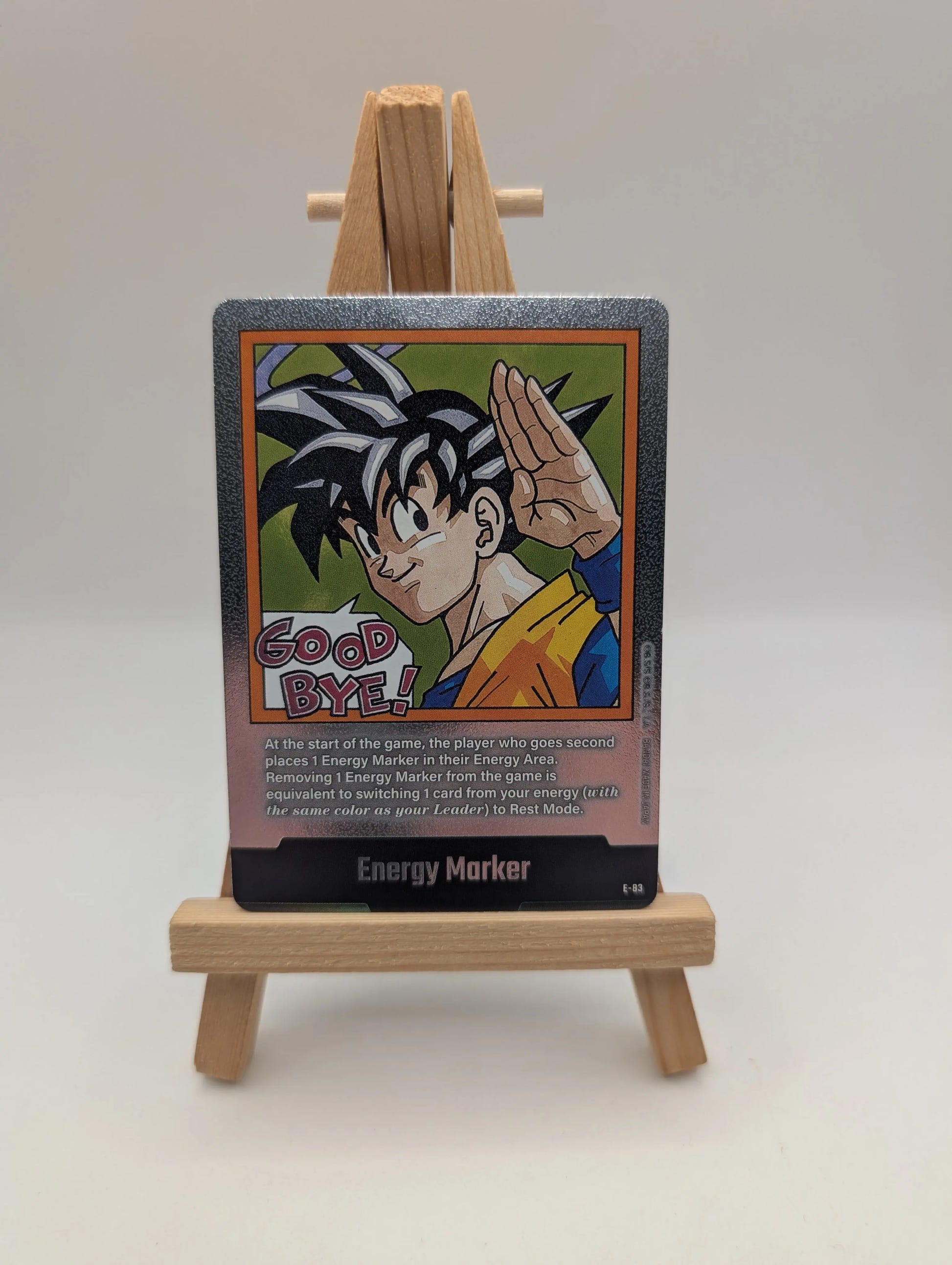 Silver Foil Energy Marker SB-02 Manga E-83 Dragon Ball Fusion World FRENLY BRICKS - Open 7 Days image 1