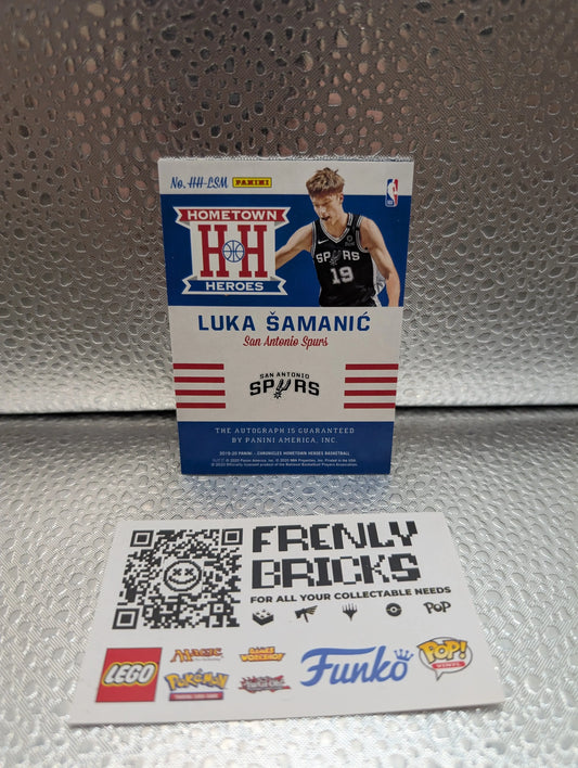2019 Panini Chronicles Hometown Heroes Rookie Luka Samanic #HH-LSM Auto RC /96 FRENLY BRICKS - Open 7 Days