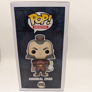 Funko Animation Nickelodeon Avatar ADMIRAL ZHAO #998 FRENLY BRICKS - Open 7 Days