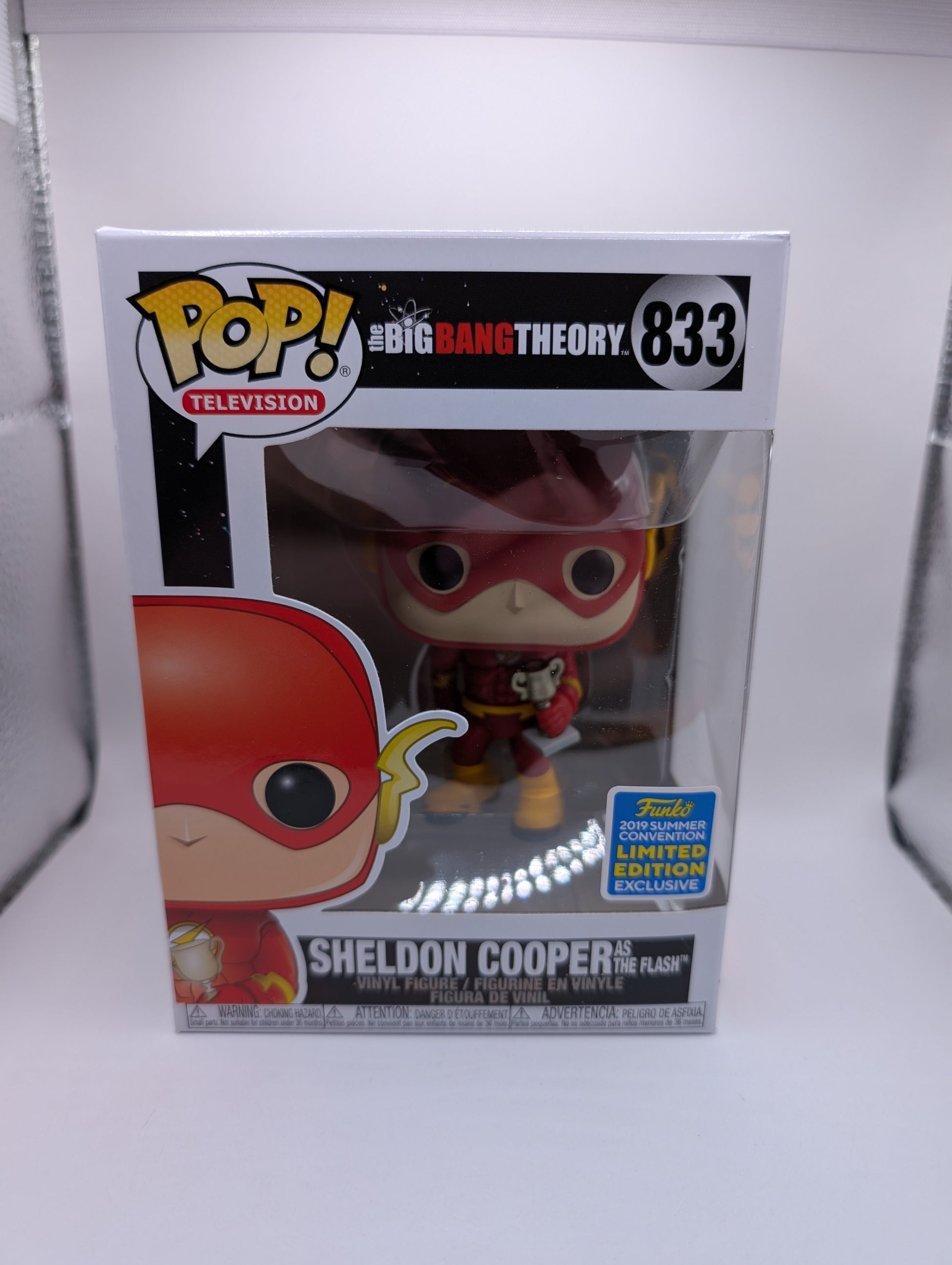 Sheldon Cooper as Flash # 833 (SDCC 2019) - THE BIG BANG THEORY Funko Pop! Vinyl FRENLY BRICKS - Open 7 Days