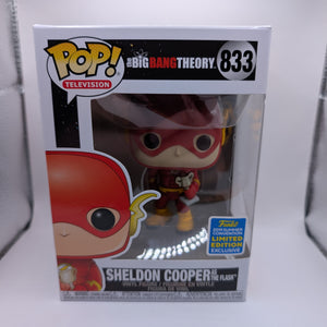 Sheldon Cooper as Flash # 833 (SDCC 2019) - THE BIG BANG THEORY Funko Pop! Vinyl FRENLY BRICKS - Open 7 Days