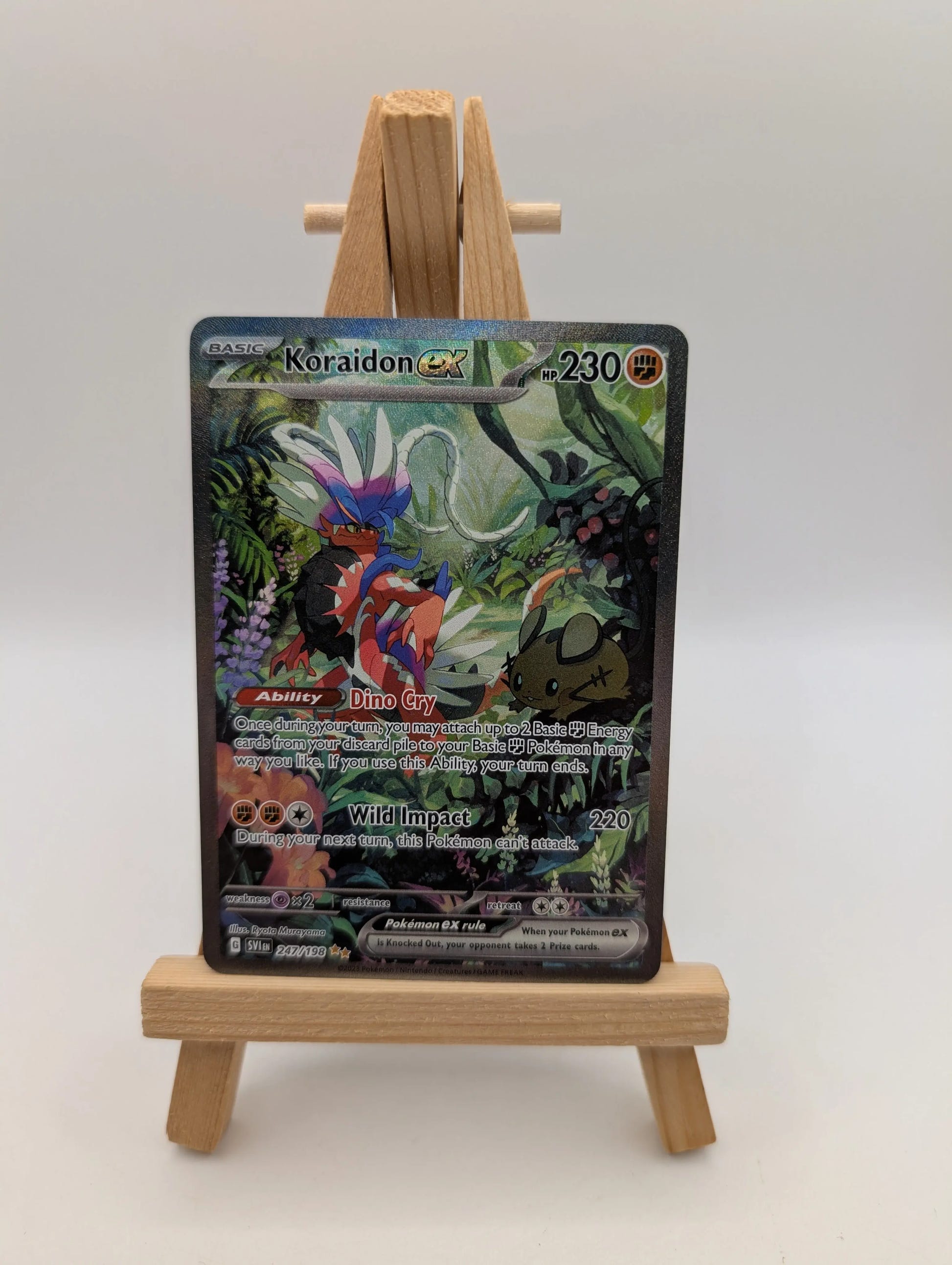 Koraidon EX Scarlet & Violet 247/198 Special Illustration Rare Pokemon Card FRENLY BRICKS - Open 7 Days image 2