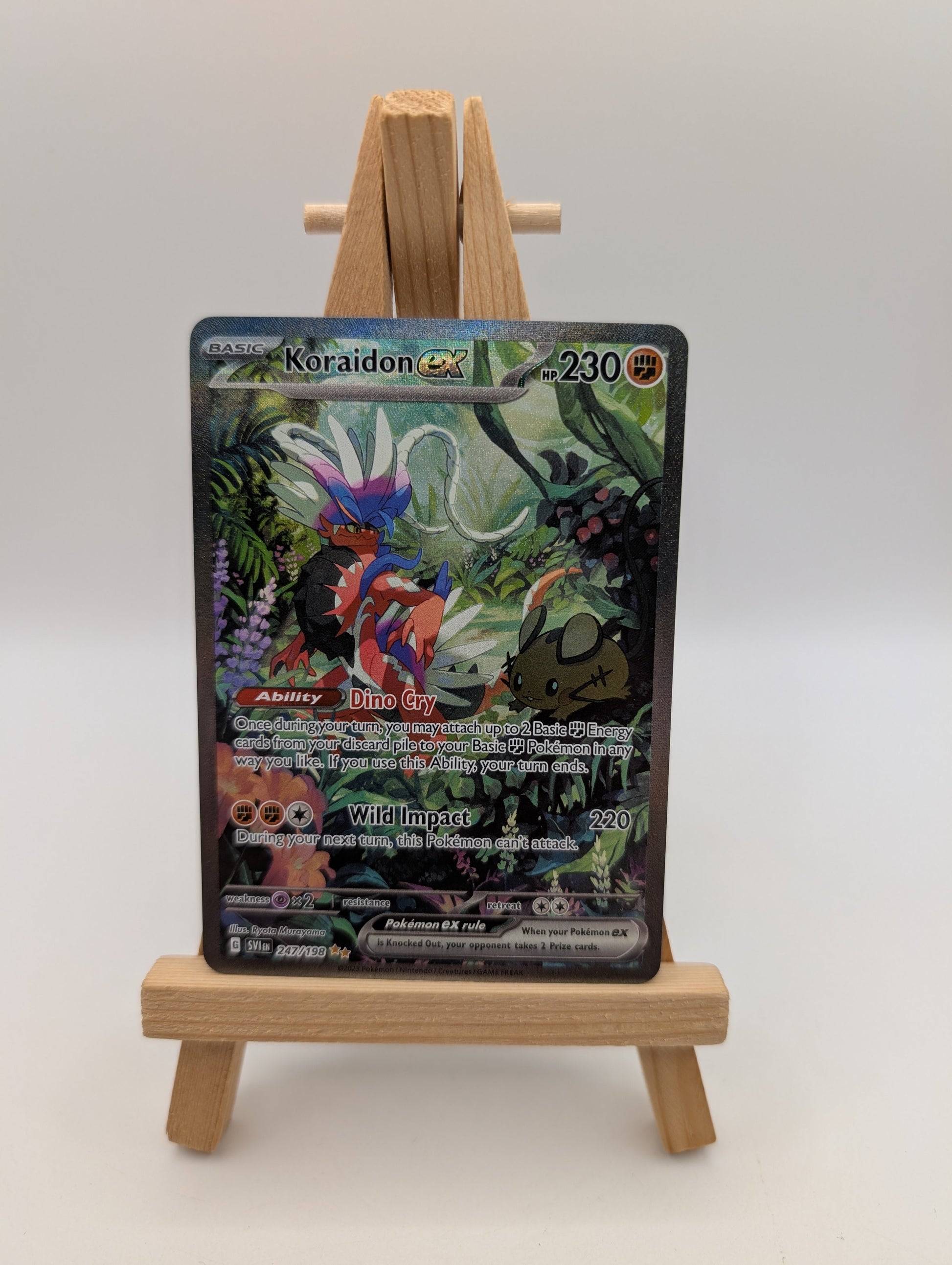 Koraidon EX Scarlet & Violet 247/198 Special Illustration Rare Pokemon Card FRENLY BRICKS - Open 7 Days