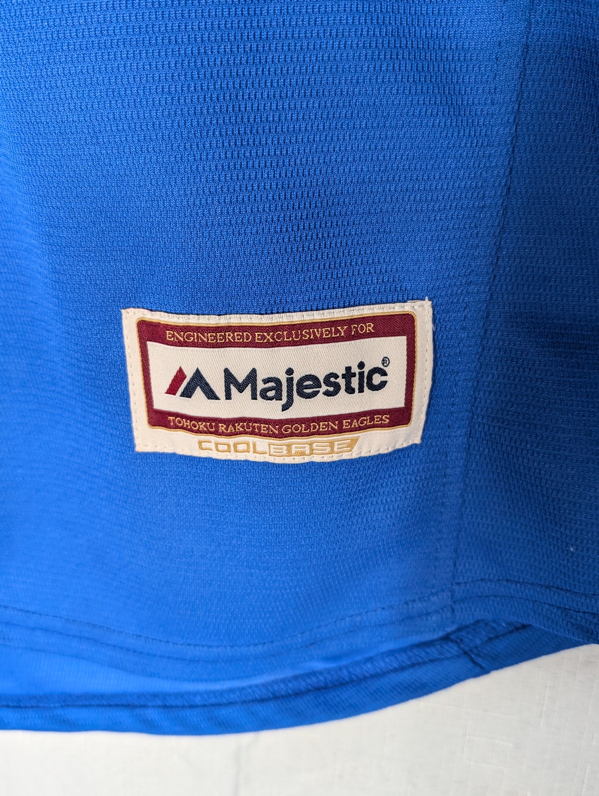 Nippon Baseball Tohoku Rakuten Golden Eagles 2019 Tohoku Blue "Asamura #3" Alternative Large Jersey