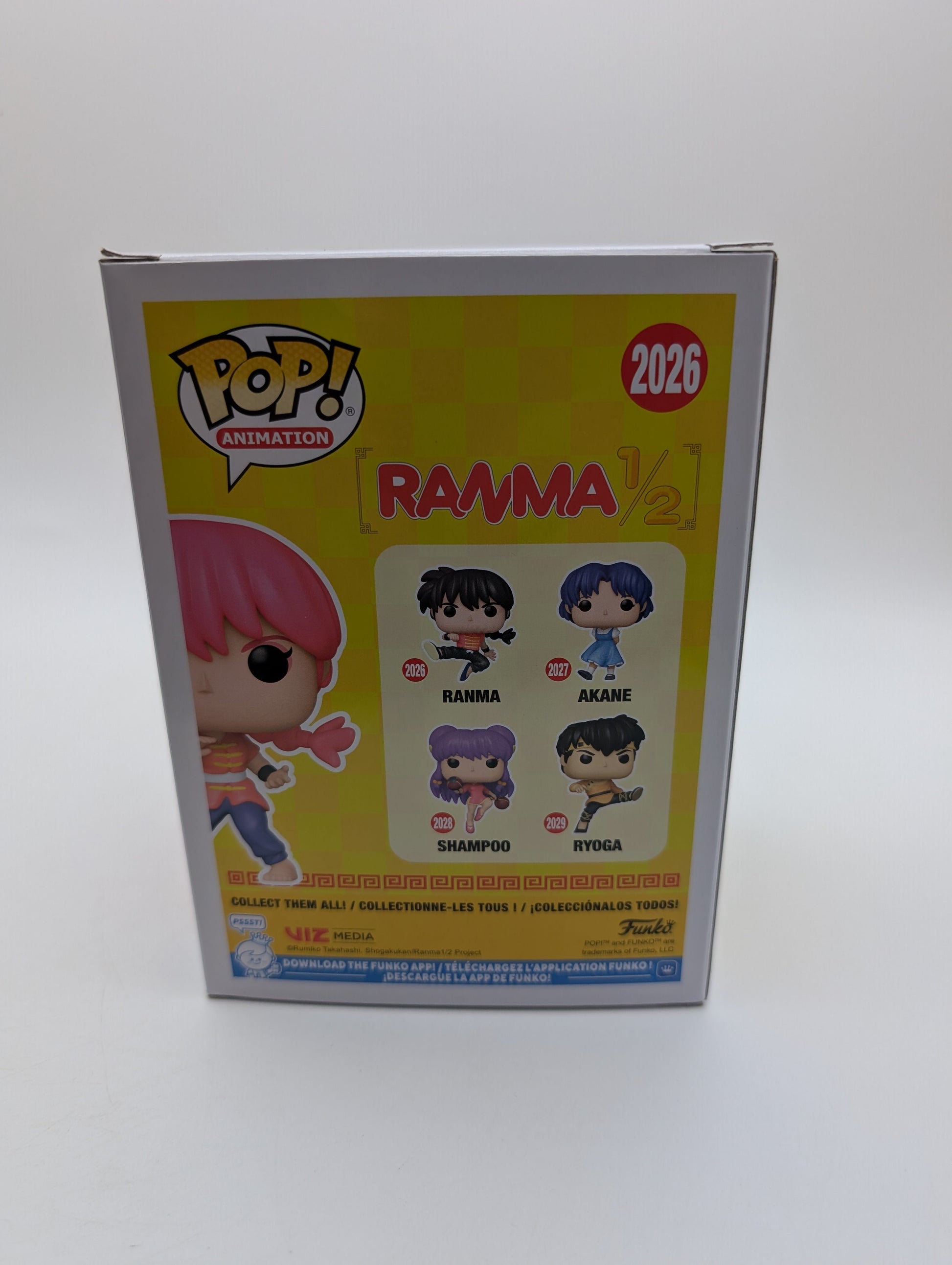 Funko Pop! Vinyl: Ranma 1/2 - Ranma (Chase) #2026 FRENLY BRICKS - Open 7 Days