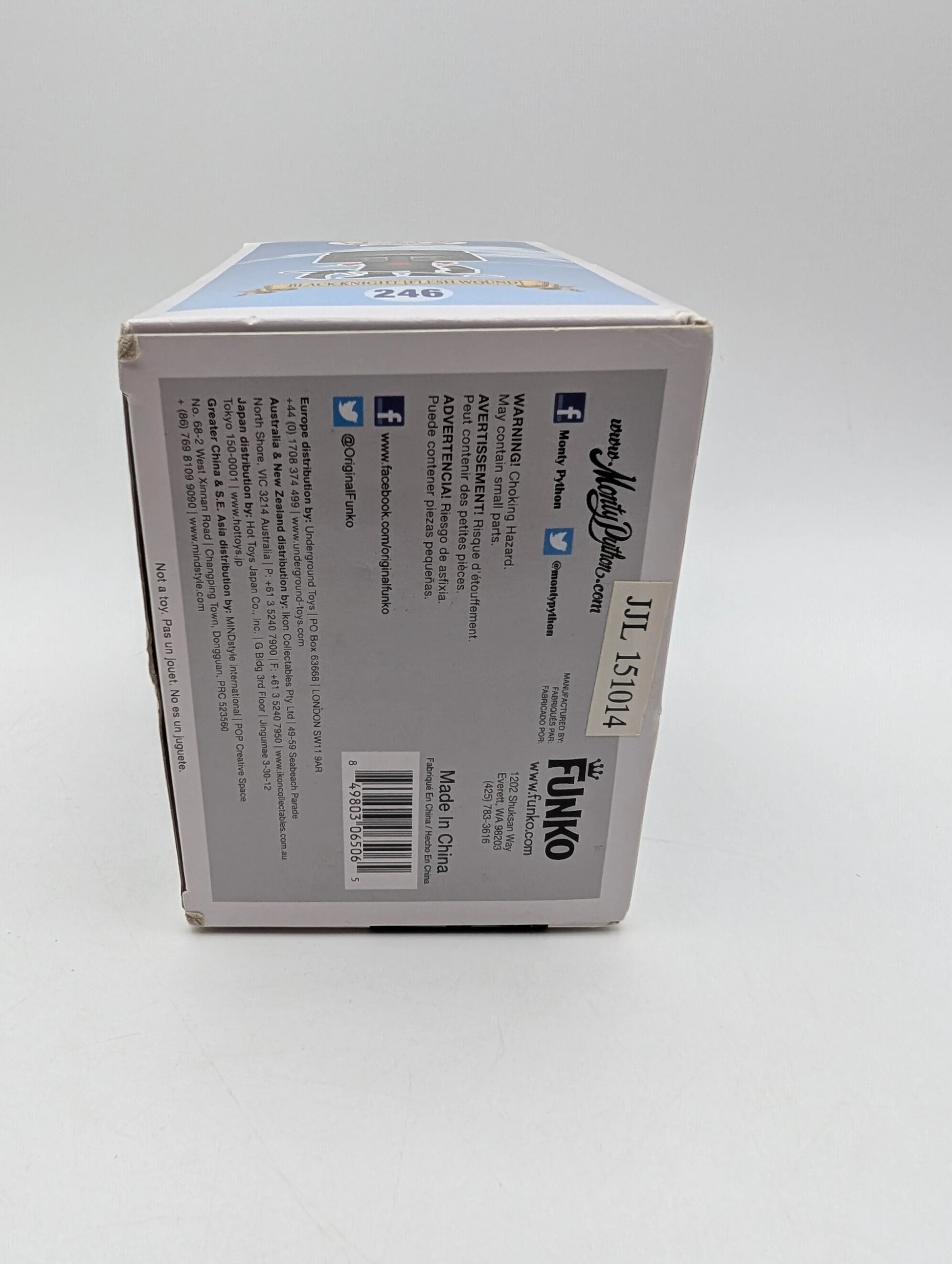 Monty Python And The Holy Grail Black Knight Flesh Wound Arms Funko Pop Vinyl 246 FRENLY BRICKS - Open 7 Days