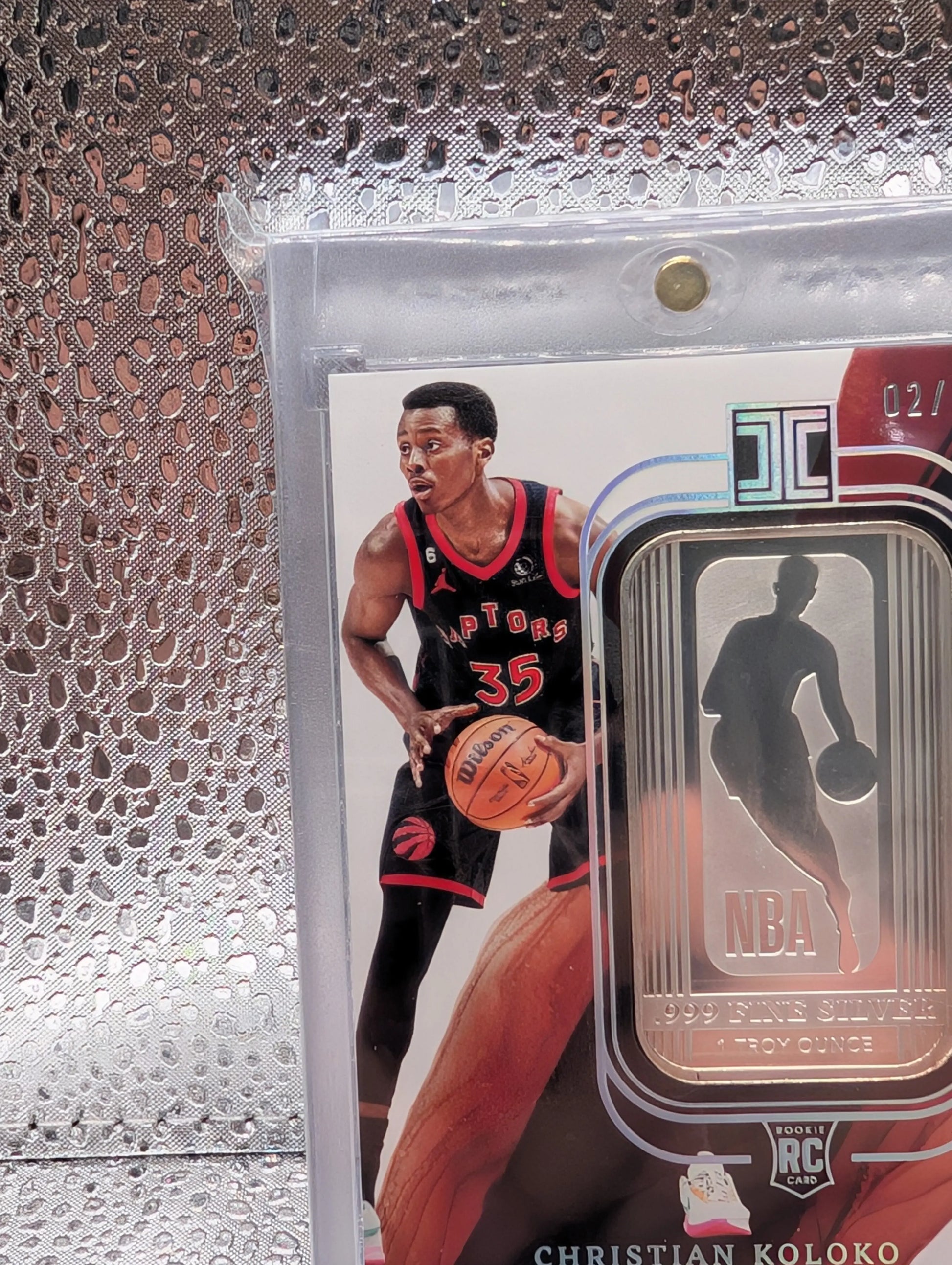 2022-23 Panini Impeccable Christian Koloko /20 Troy Ounce Fine Silver FRENLY BRICKS - Open 7 Days