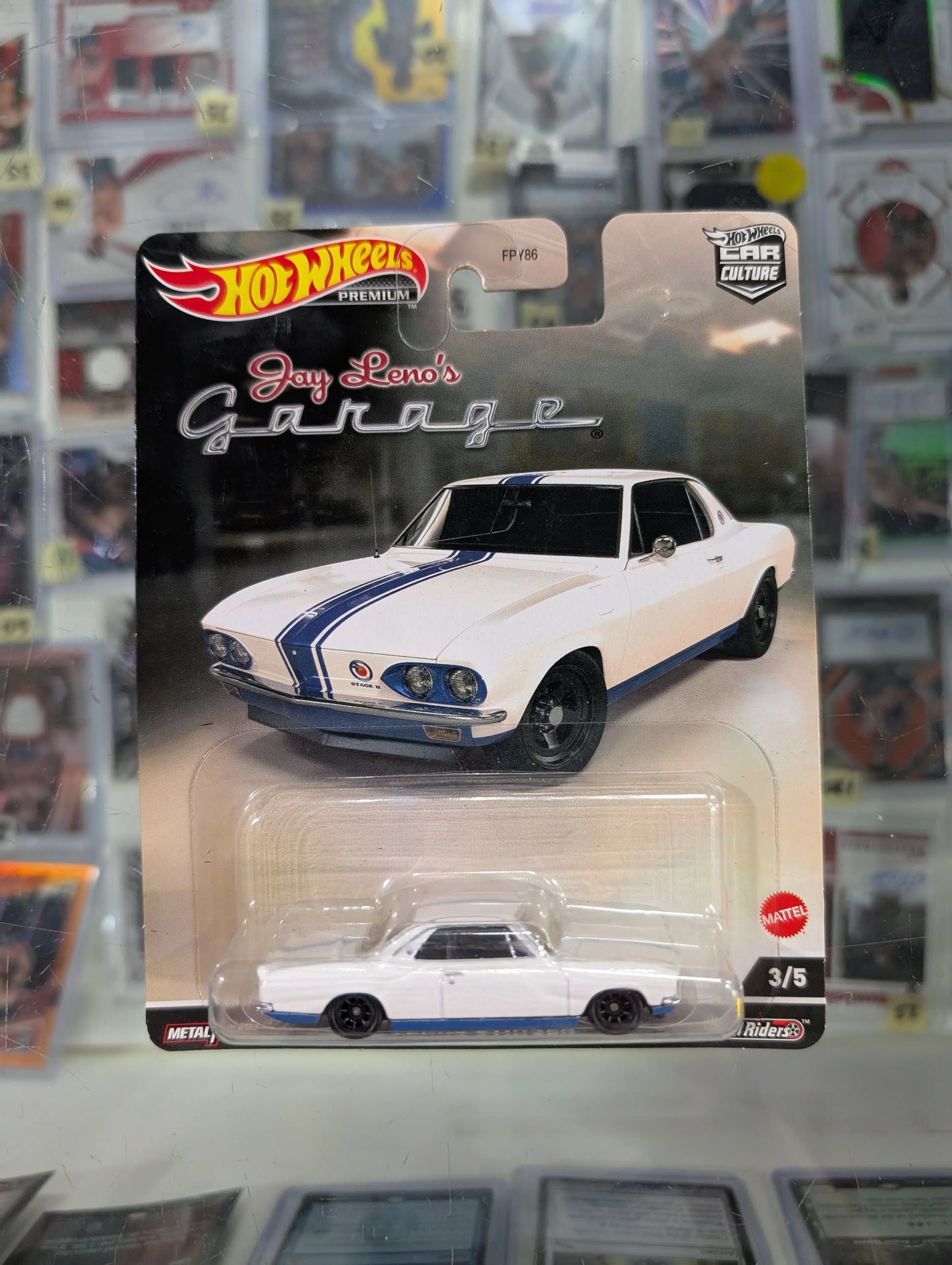 Hot Wheels Premium Jay Leno's Garage 66 Chevy  Corvair Yenko FNQ Hotwheels F703 FRENLY BRICKS - Open 7 Days