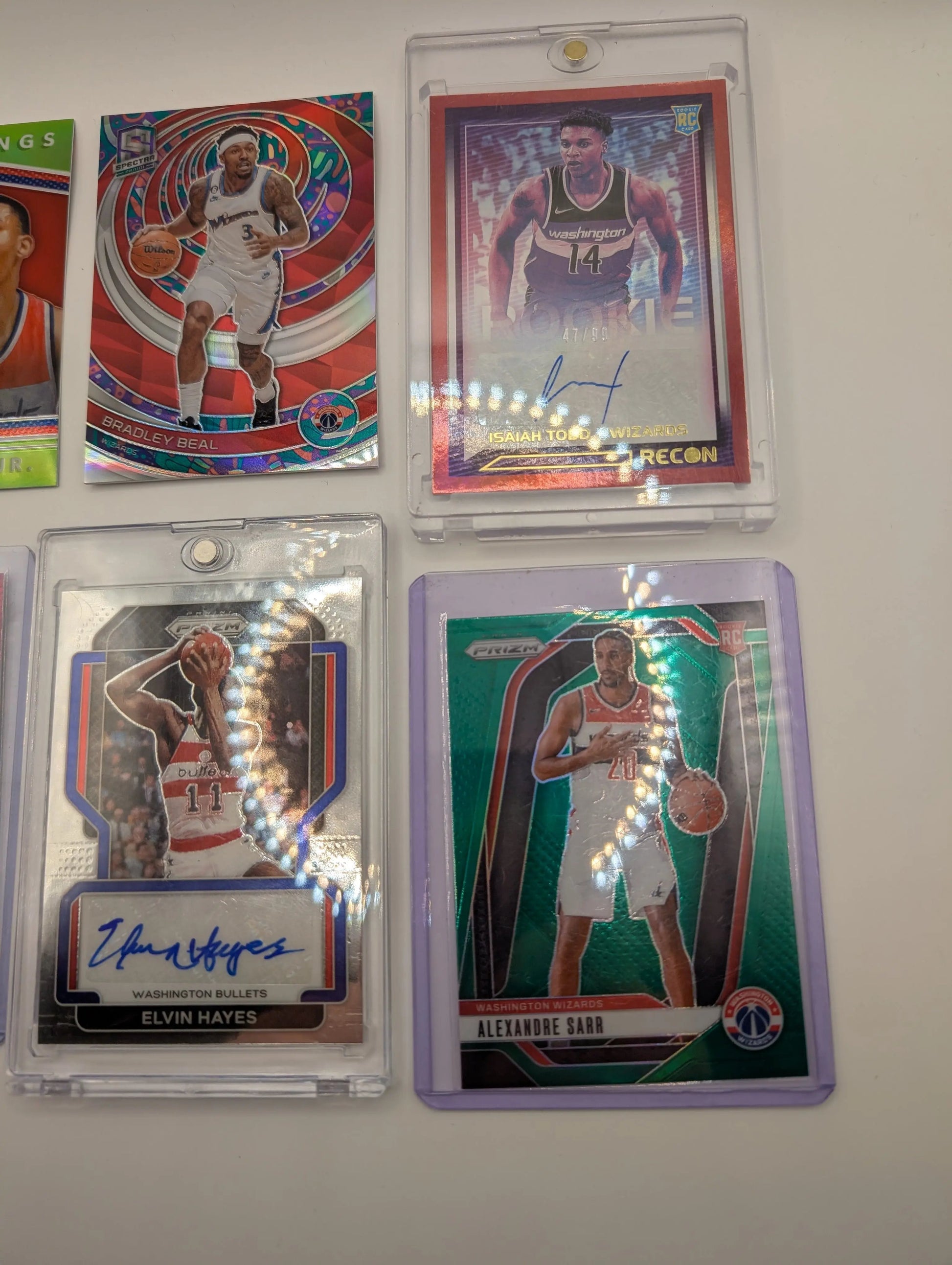 Washington Wizards NBA Basketball Card Lot, Rookies, Patch, Auto, Alexandre Sarr FRENLY BRICKS - Open 7 Days