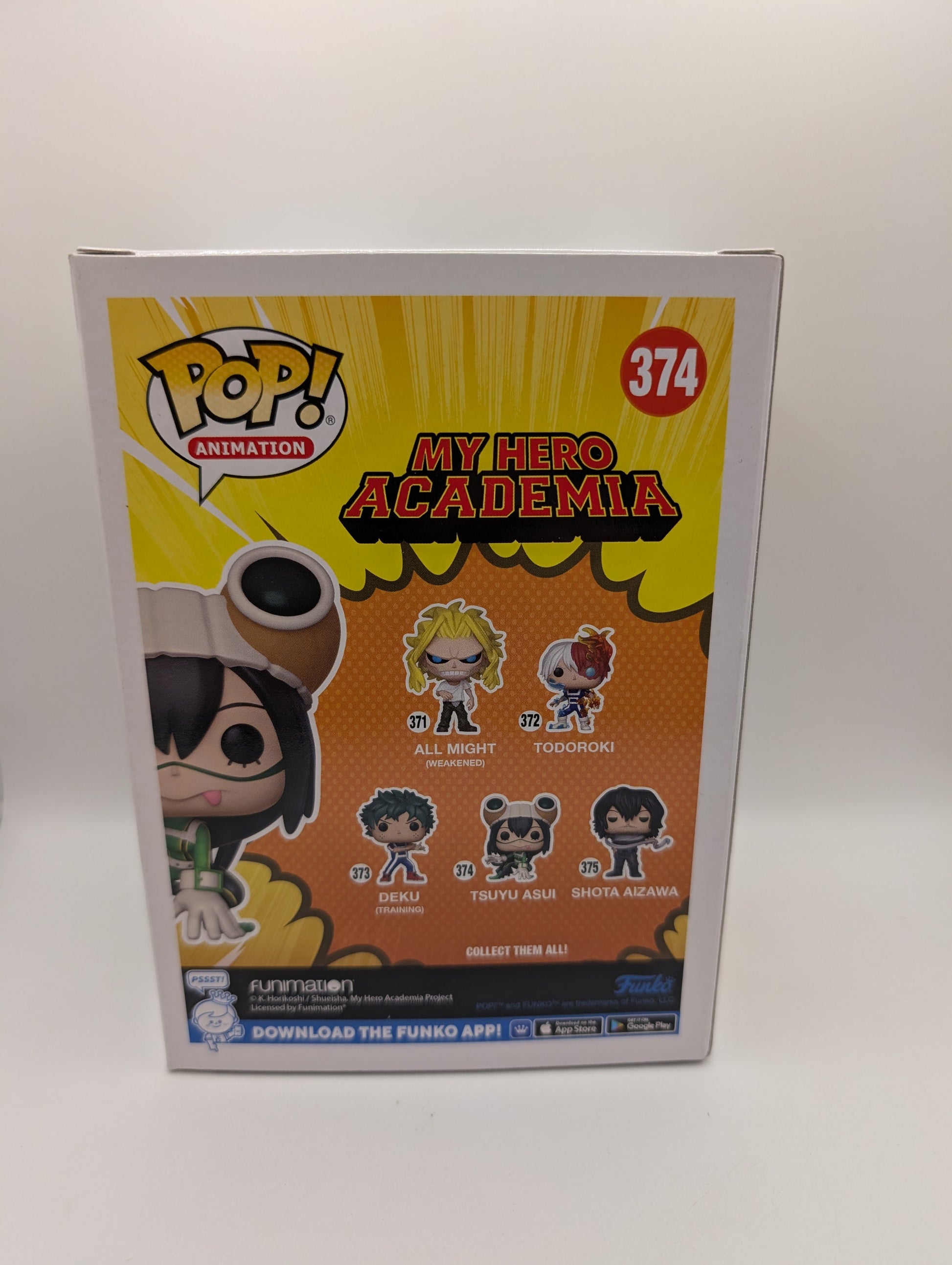 Tsuyu Asui Pop 374 My Hero Academia Funko Pop! - 2021 Fall Convention FRENLY BRICKS - Open 7 Days