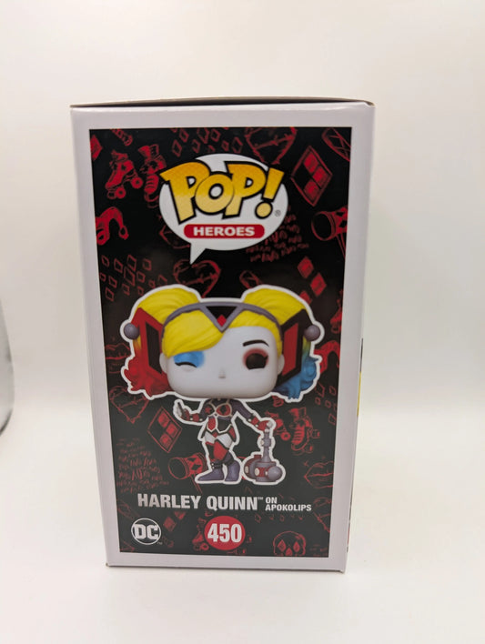 DC Comics - Harley Quinn on Apokolips Pop! Vinyl Figure #450 FRENLY BRICKS - Open 7 Days