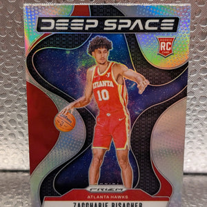24-25 Prizm - Zaccharie Risacher Deep Space Silver Prizm RC #8 Atlanta Hawks FRENLY BRICKS - Open 7 Days