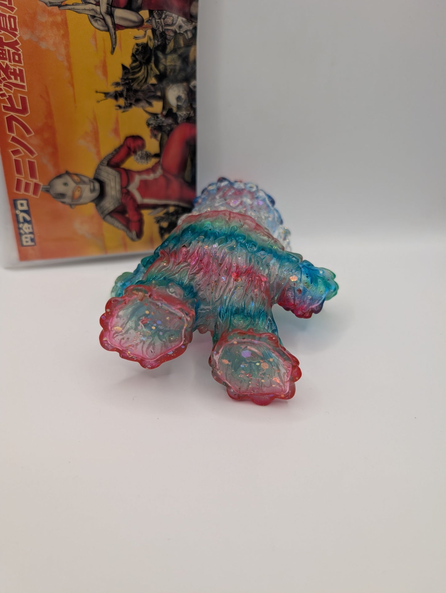 Maxtoys Ultraman Series Zazarn Kaiju CLEAR MIX COLOR GID Figure Sofubi H12CM(4.5in) FRENLY BRICKS - Open 7 Days