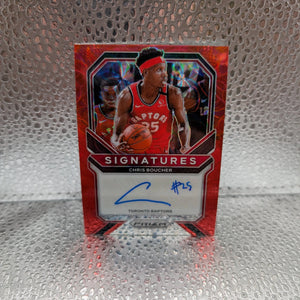 2020-21 Panini Prizm Signatures Choice Prizm Chris Boucher #SI-CBO Auto FRENLY BRICKS - Open 7 Days