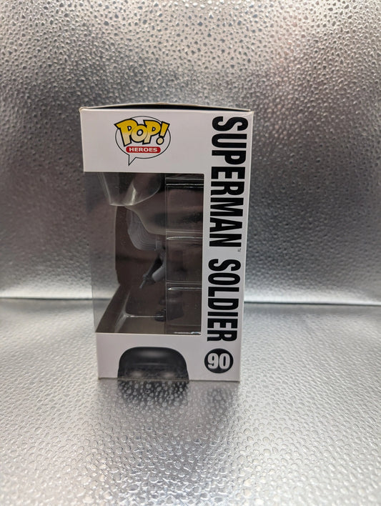 FUNKO Pop Vinyl Superman Soldier #90 FRENLY BRICKS - Open 7 Days