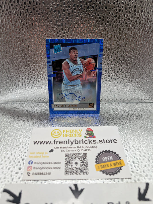2020-21 Donruss Xavier Tillman Rated Rookie Signatures Auto Choice Blue /49 FRENLY BRICKS - Open 7 Days
