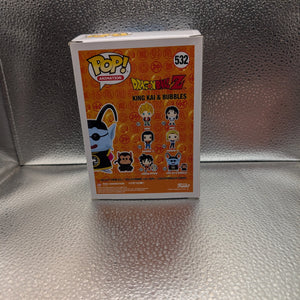 FUNKO Pop Vinyl King Kai & Bubbles #532 FRENLY BRICKS - Open 7 Days
