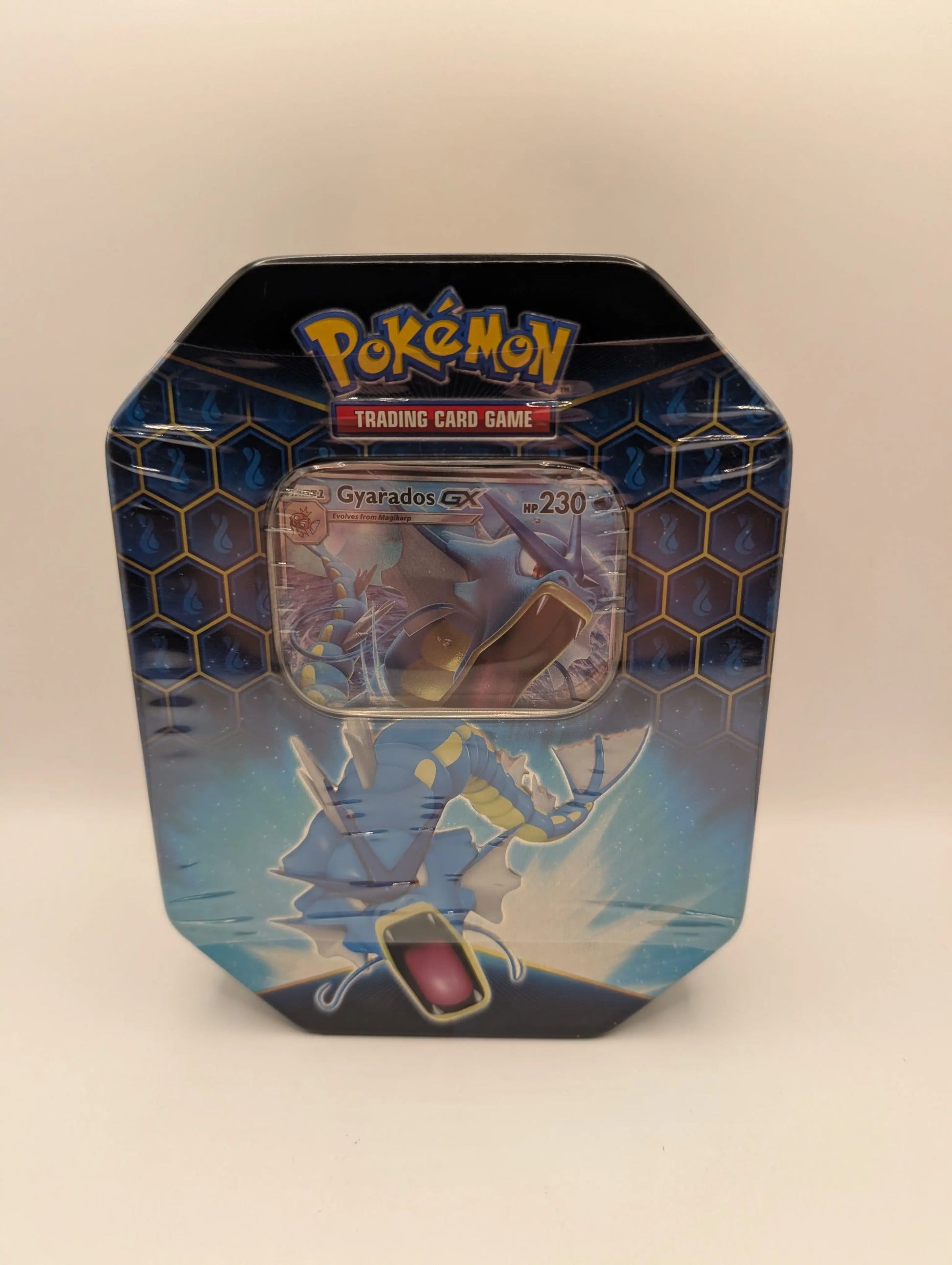 Pokemon TCG Hidden Fates Gyarados GX Tin New Factory Sealed Out Of Print FRENLY BRICKS - Open 7 Days image 1