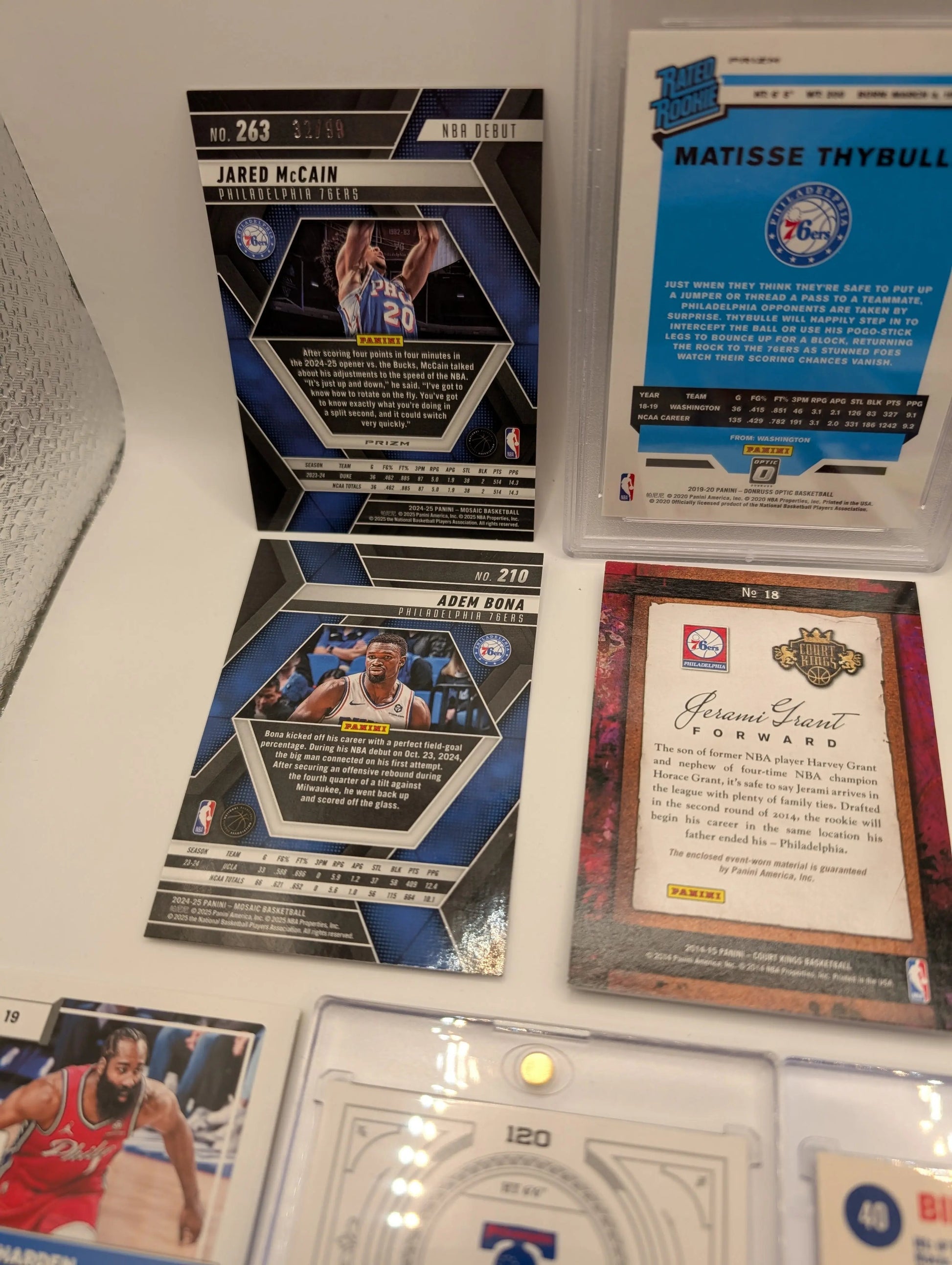 Philadelphia 76ers NBA Basketball Card Lot, Rookies, Patch, Auto, Graded FRENLY BRICKS - Open 7 Days