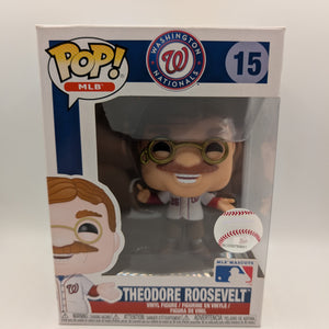 Theodore Roosevelt 15 ~ MLB Mascots: Washington Nationals ~ Funko Pop Vinyl FRENLY BRICKS - Open 7 Days