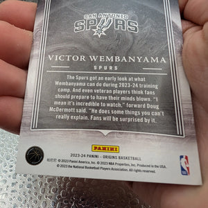 Victor Wembanyama Origins Taking The Leap RC 45/99 Panini FRENLY BRICKS - Open 7 Days