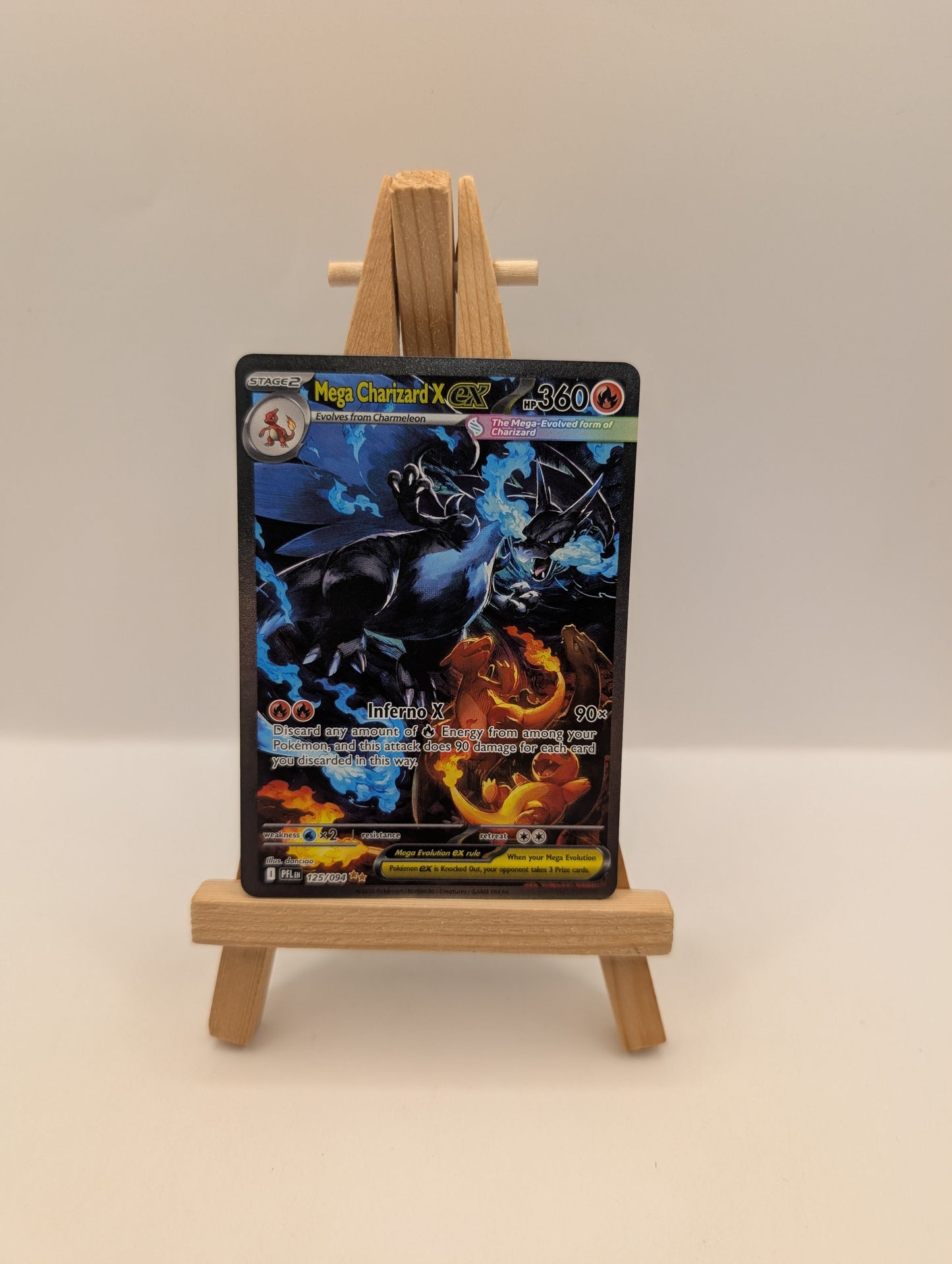 MEGA CHARIZARD X EX #125/094 SIR ME02: PHANTASMAL FLAMES HOLO POKEMON TCG FRENLY BRICKS - Open 7 Days