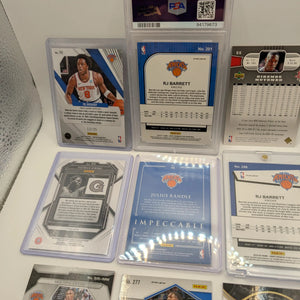 New York Knicks NBA Basketball Card Lot, Rookies, Patch, Auto, Graded, RJ Barret FRENLY BRICKS - Open 7 Days